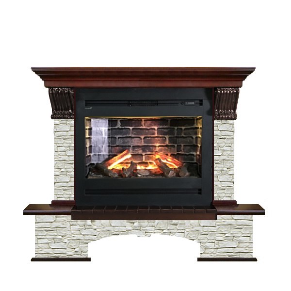 Glenrich Бостон Rumba 3D камень-Грот однотонный/цвет-Красное дерово Glenrich Бостон Rumba 3D камень-Грот однотонный/цвет-Красное дерово