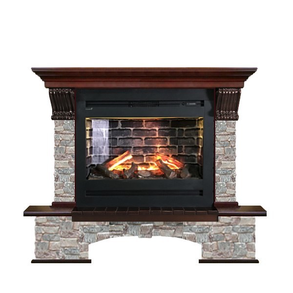 Glenrich Бостон Rumba 3D камень-Грот цветной/цвет-Красное дерево Glenrich Бостон Rumba 3D камень-Грот цветной/цвет-Красное дерево