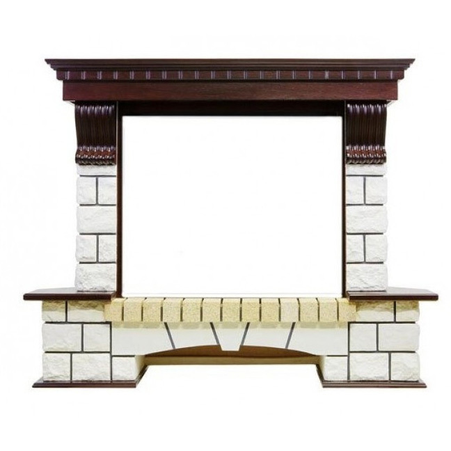 Royal Flame Pierre Luxe угл. под очаги Symphony 2608 EU/ 2624-L (Темный дуб)