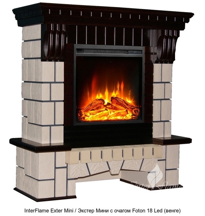 InterFlame Exter Mini / Экстер Мини с очагом Foton 18 Led InterFlame Exter Mini / Экстер Мини с очагом Foton 18 Led