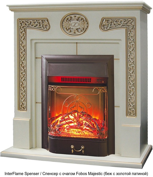 InterFlame Spenser / Спенсер с очагом Fobos Majestic