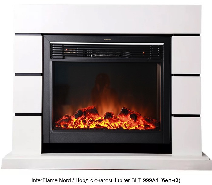 InterFlame Nord / Норд с очагом Jupiter FX M Brass/Black InterFlame Nord / Норд с очагом Jupiter FX M Brass/Black