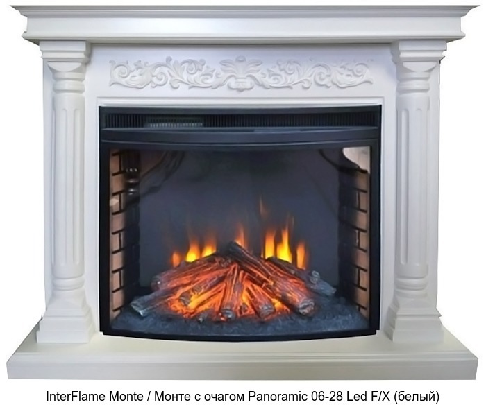 InterFlame Monte / Монте с очагом Panoramic 28 LED FX InterFlame Monte / Монте с очагом Panoramic 28 LED FX