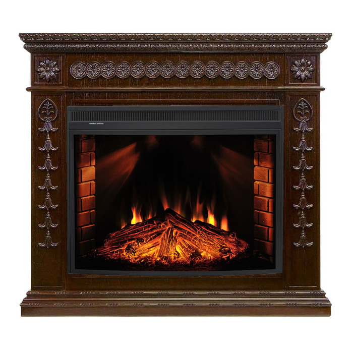 Royal Flame Milan с очаг Dioramic 28 LED FX (Темный дуб)