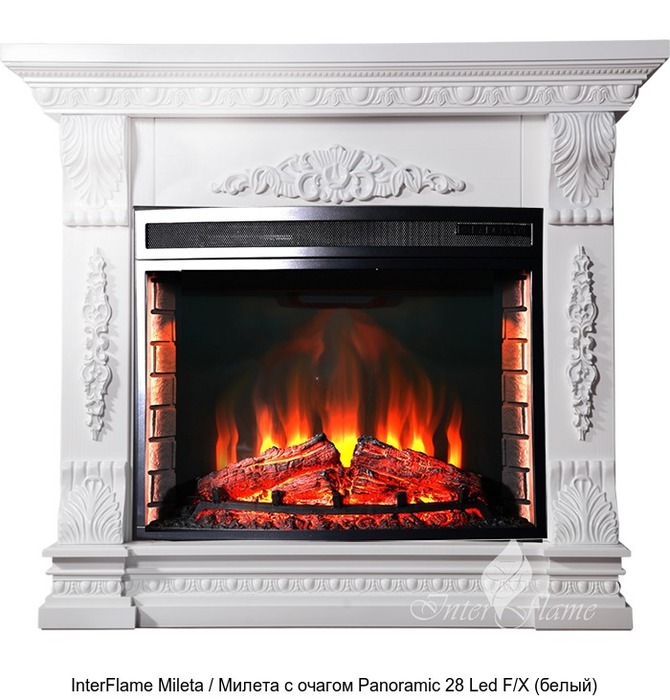 InterFlame Mileta / Милета с очагом Panoramic 28 LED FX InterFlame Mileta / Милета с очагом Panoramic 28 LED FX