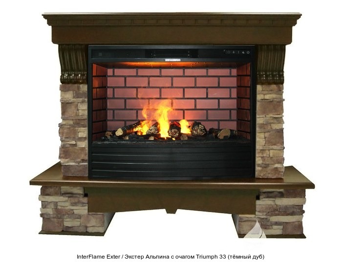 InterFlame Exter / Экстер с очагом Triumph 33 3D InterFlame Exter / Экстер с очагом Triumph 33 3D