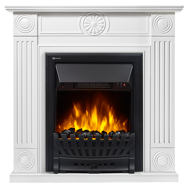 Electrolux Frame Classic шпон белый с очагом Classic EFP/P- 1020LS