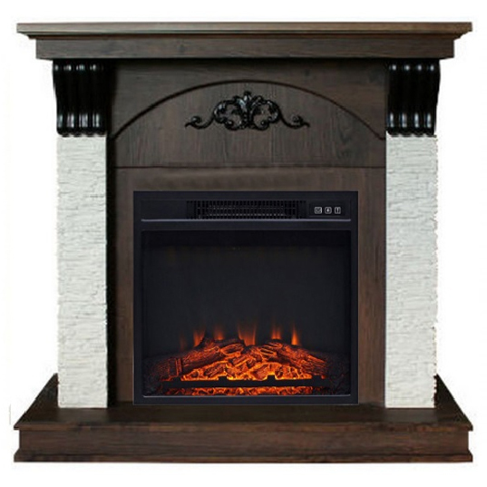 Real-Flame Corfino STD/EUG/18 NT с очагом Junior 18 + подиум Real-Flame Corfino STD/EUG/18 NT с очагом Junior 18 + подиум