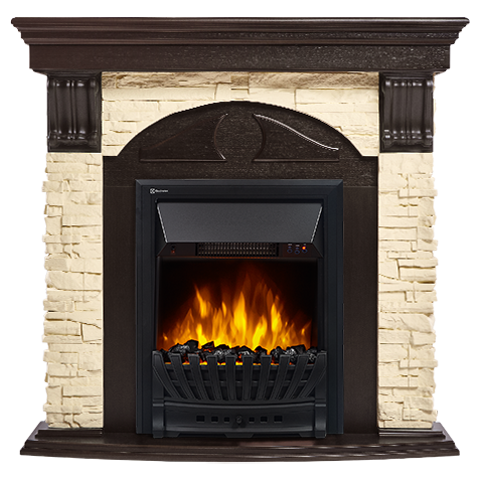 Electrolux Torre Classic камень слоновая кость, венге с очагом Classic EFP/P - 1020LS Electrolux Torre Classic камень слоновая кость, венге с очагом Classic EFP/P - 1020LS