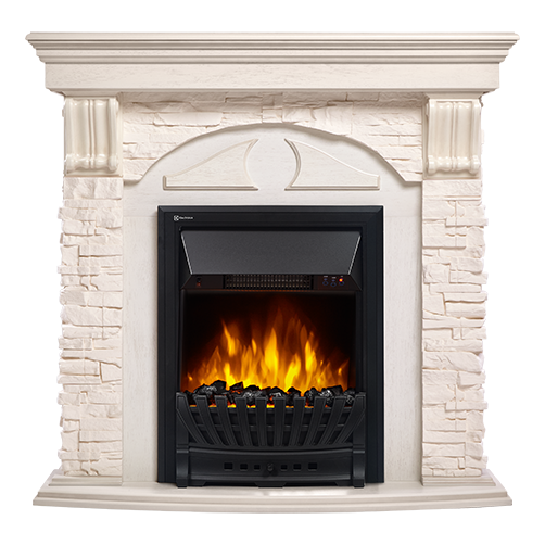 Electrolux Torre Classic камень белый, беленый дуб с очагом Classic EFP/P - 1020LS Electrolux Torre Classic камень белый, беленый дуб с очагом Classic EFP/P - 1020LS