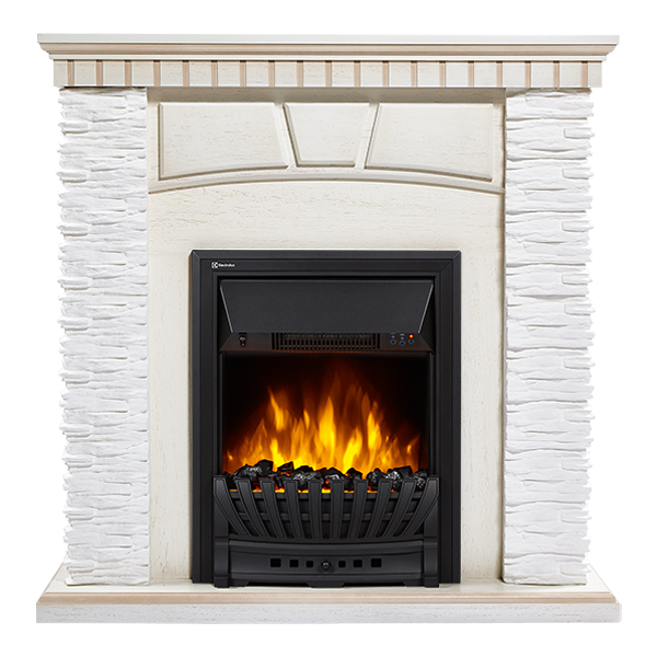 Electrolux Porto Classic Белый/Белёный дуб с очагом Classic EFP/P - 1020LS