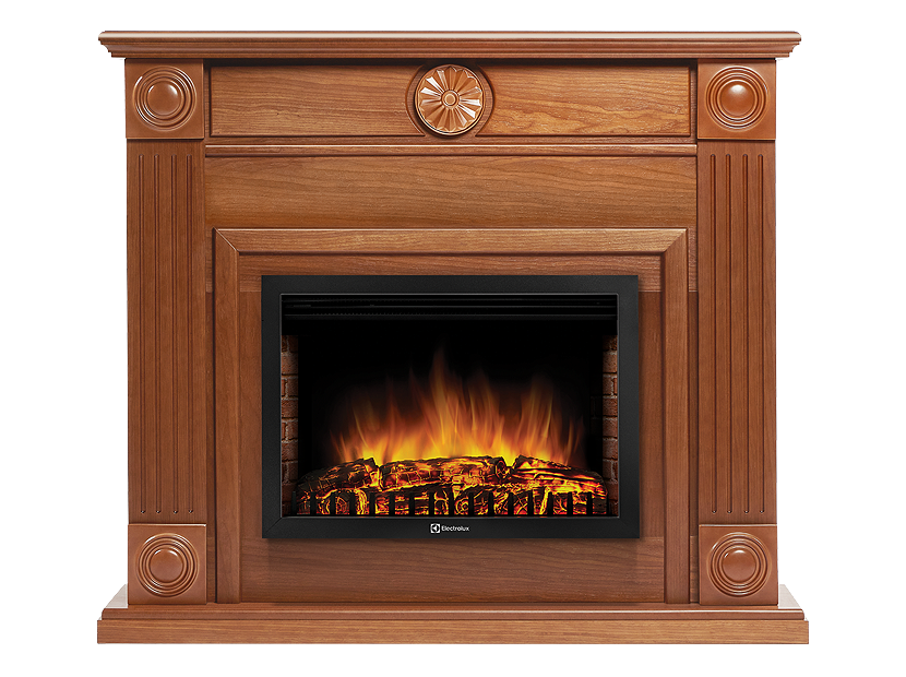 Electrolux Frame 25U (угловой) шпон дуб с очагом EFP/P-2520LS