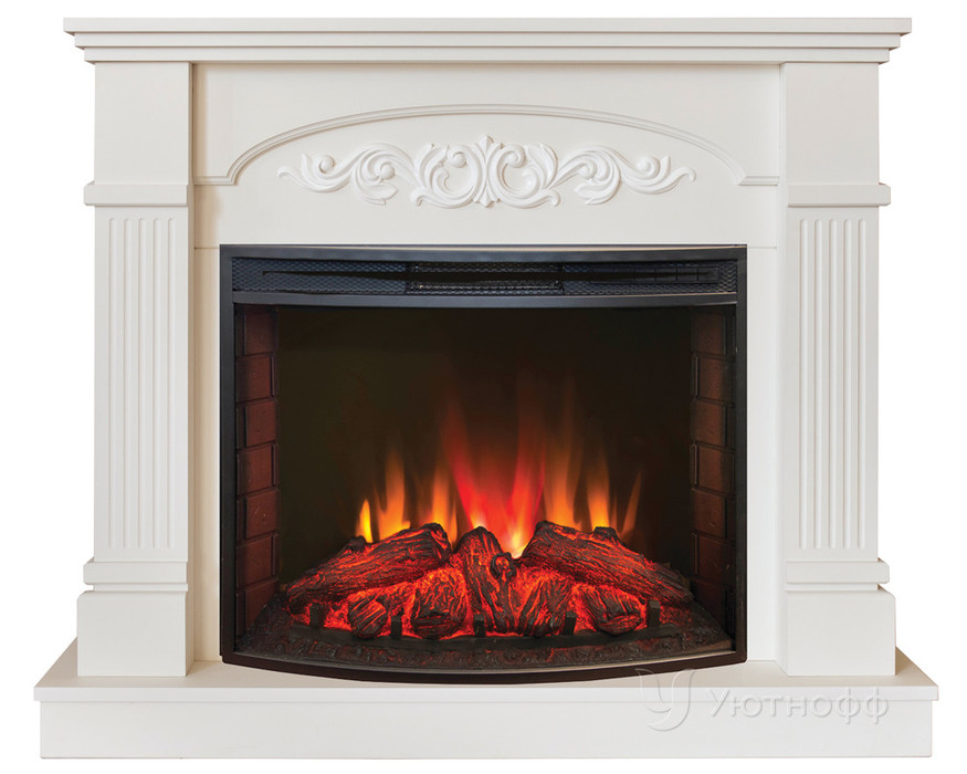 Real-Flame Cristina 25,5 WT с очагом Evrika 25,5 LED Real-Flame Cristina 25,5 WT с очагом Evrika 25,5 LED