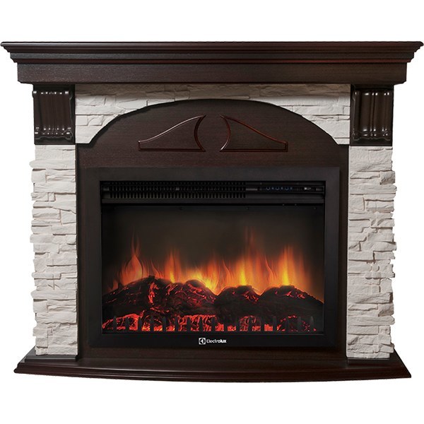 Electrolux Torre 25S камень белый, темный дуб с очагом 25 дюймов (EFP/P - 2520LS) Electrolux Torre 25S камень белый, темный дуб с очагом 25 дюймов (EFP/P - 2520LS)