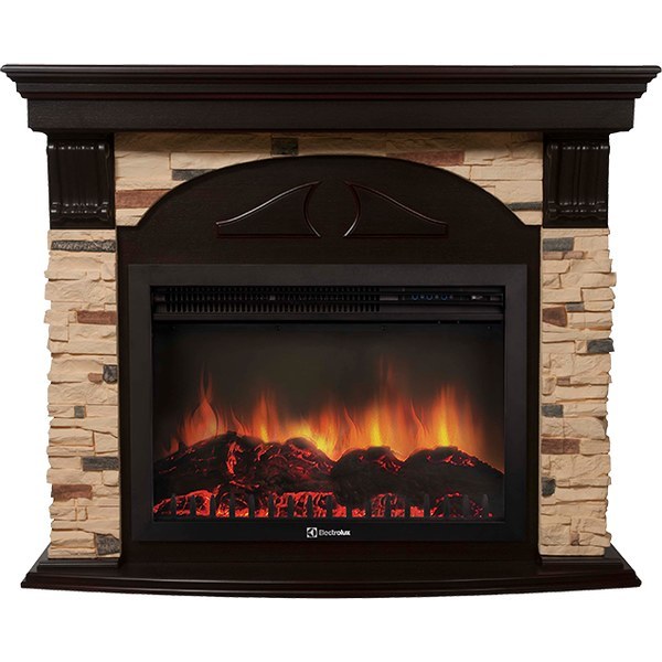 Electrolux Torre 25S камень сланец натуральный, темный дуб с очагом 25 дюймов (EFP/P - 2520LS) Electrolux Torre 25S камень сланец натуральный, темный дуб с очагом 25 дюймов (EFP/P - 2520LS)