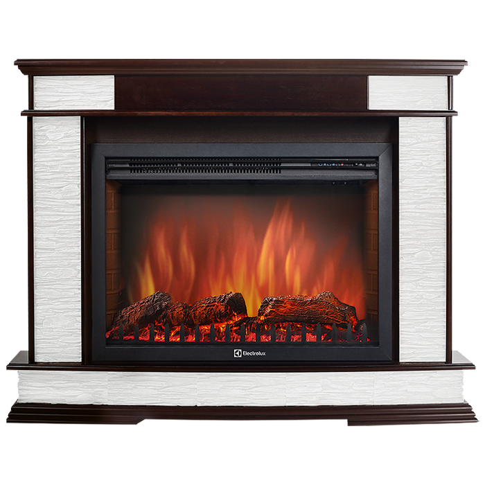 Electrolux Scala 25 сланец скалистый белый, тёмный дуб с очагом 25 дюймов (EFP/P - 2520LS)