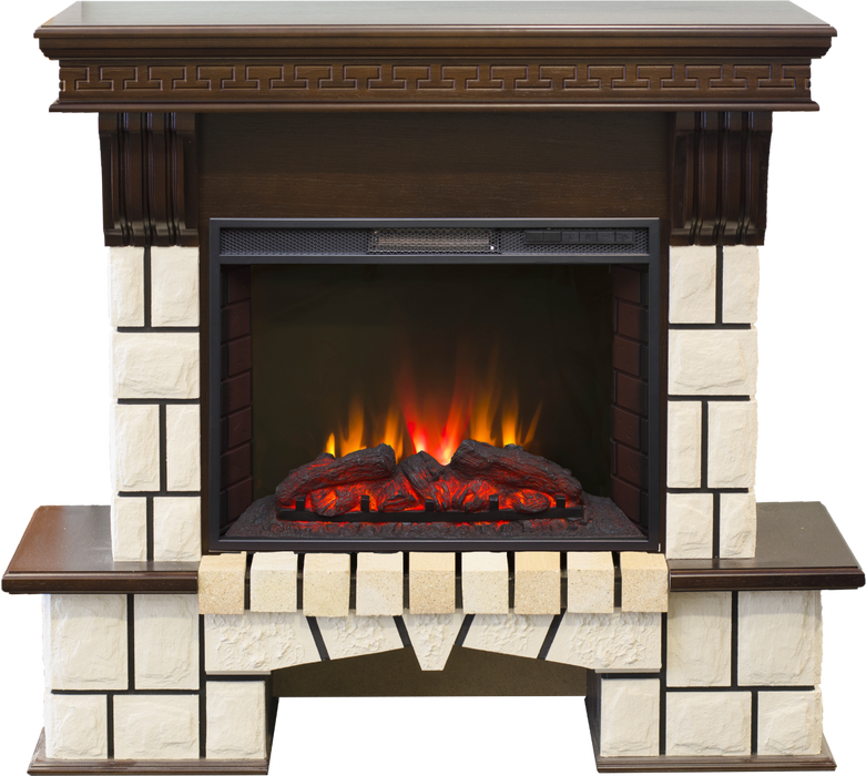Real-Flame Stone new 25/25,5 с очагом Sparta 25,5 LED