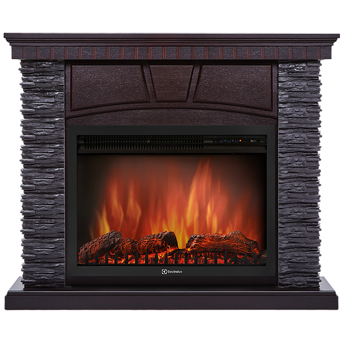 Electrolux Porto 25 сланец черный, венге с очагом 27 дюймов (EFP/P - 2720RLS) Electrolux Porto 25 сланец черный, венге с очагом 27 дюймов (EFP/P - 2720RLS)