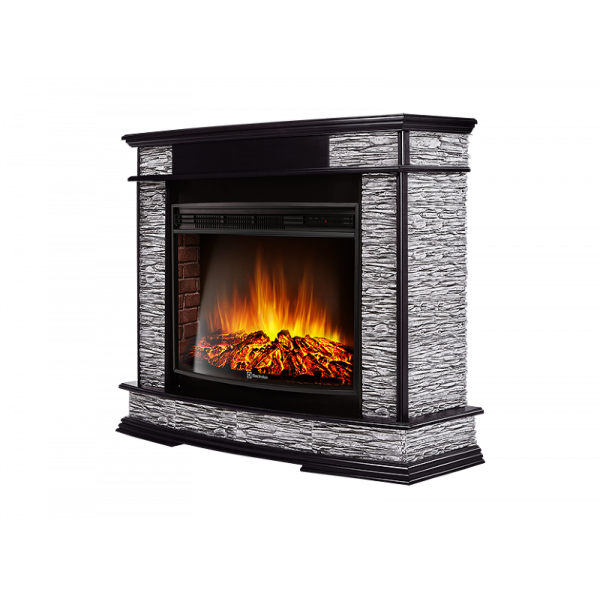 Electrolux Scala 25 сланец скалистый серый, шпон венге с очагом 27 дюймов (EFP/P - 2720RLS)