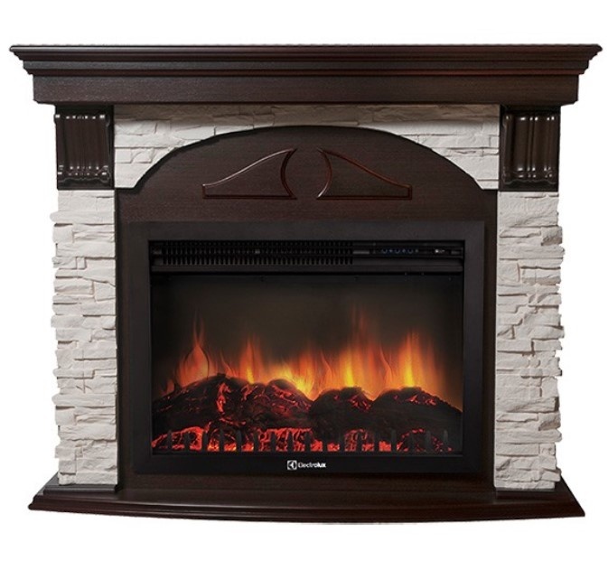 Electrolux Torre 30S камень белый, темный дуб с очагом 31 дюйм (EFP/P - 3020LS) Electrolux Torre 30S камень белый, темный дуб с очагом 31 дюйм (EFP/P - 3020LS)