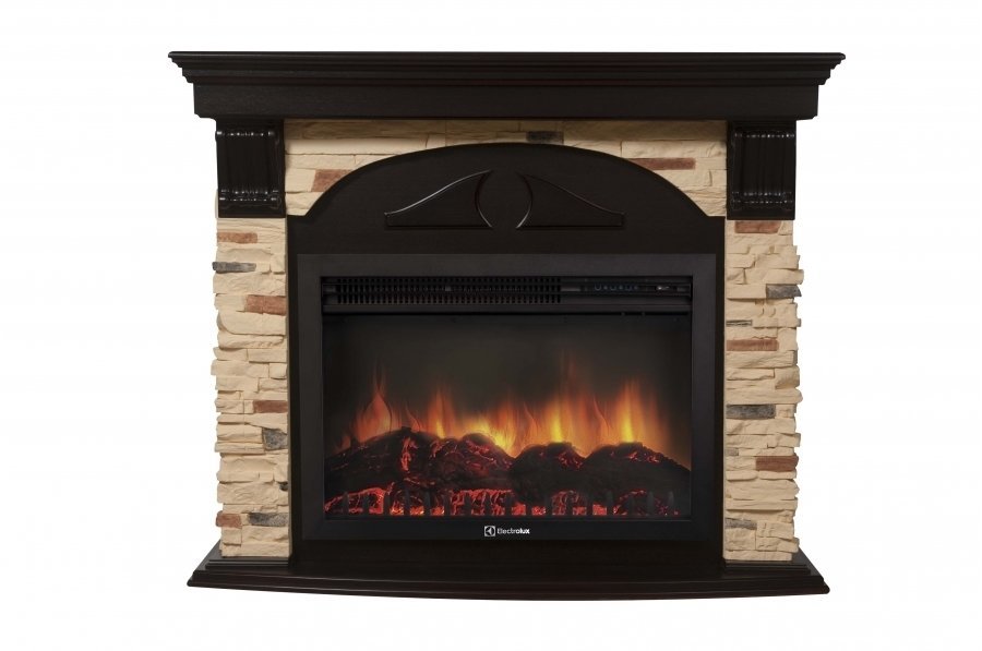 Electrolux Torre 30S камень сланец натуральный, венге с очагом 31 дюйм (EFP/P - 3020LS) Electrolux Torre 30S камень сланец натуральный, венге с очагом 31 дюйм (EFP/P - 3020LS)