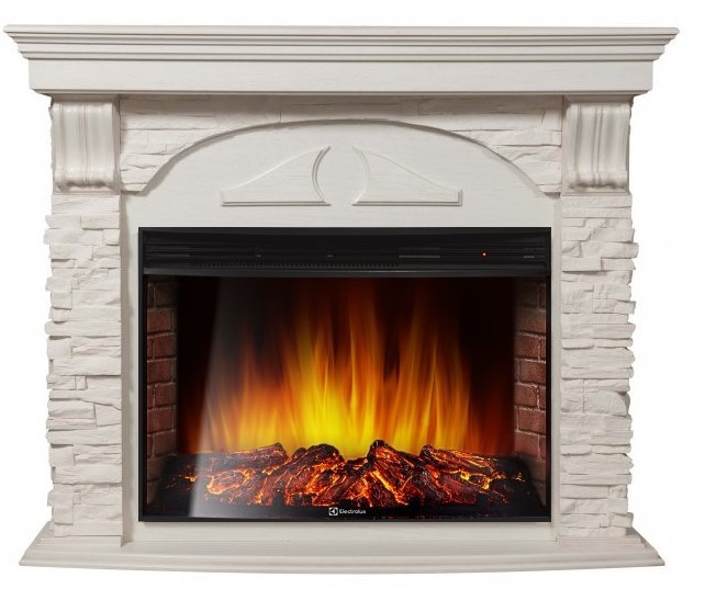 Electrolux Torre 30S камень белый, беленый дуб с очагом 33 дюйма (EFP/P - 3320RLS) Electrolux Torre 30S камень белый, беленый дуб с очагом 33 дюйма (EFP/P - 3320RLS)