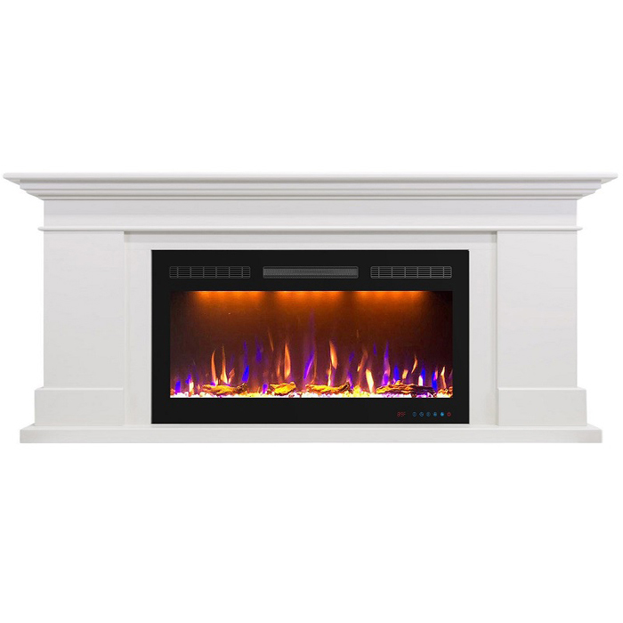 Royal Flame California (белый) с очагом Crystal 40 RF