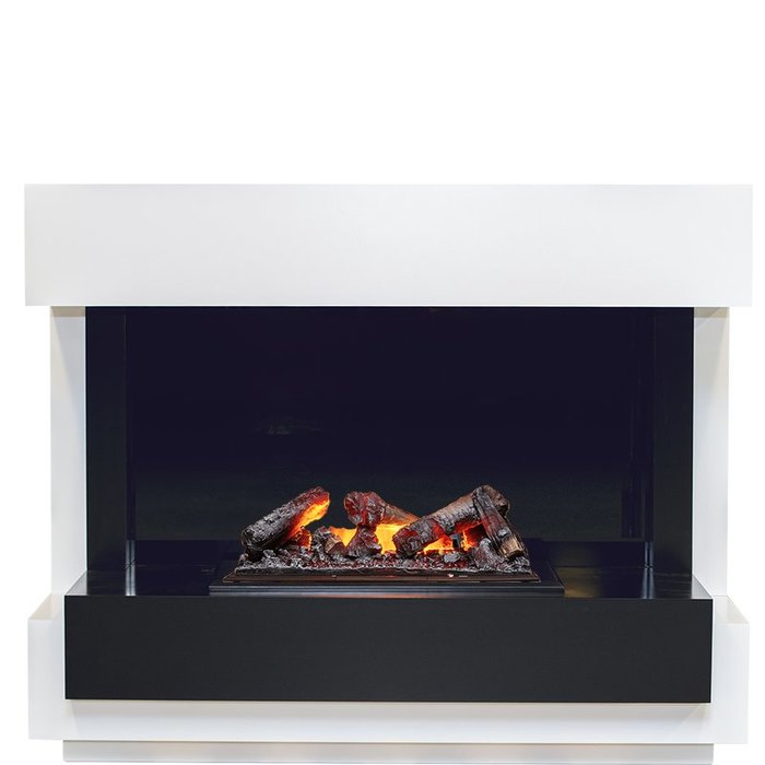 Dimplex Cube с очагом Cassette 400 (белый с чёрным)