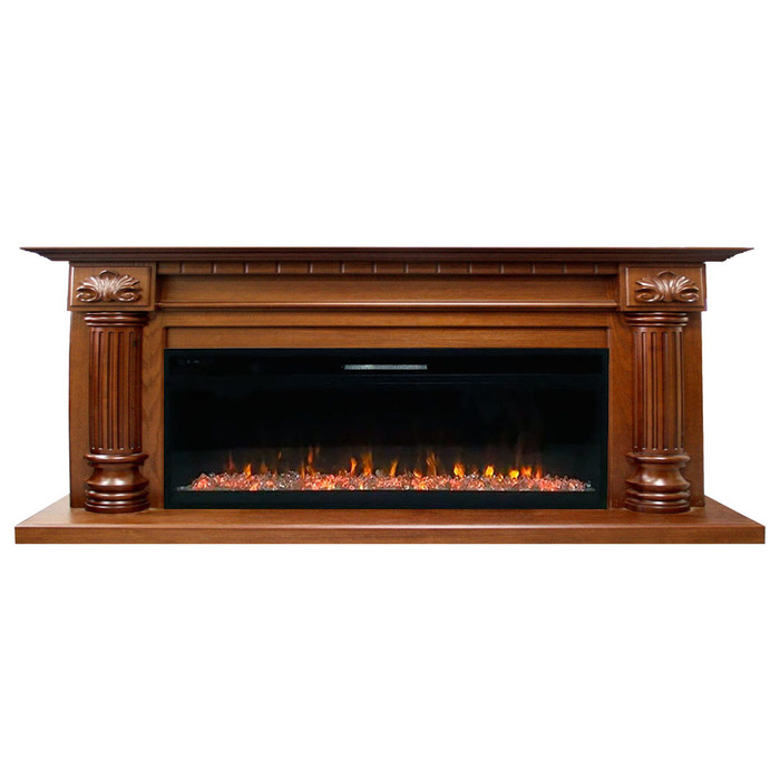 Royal Flame Edinburg 60 с очагом Vision 60 (Тёмный орех)