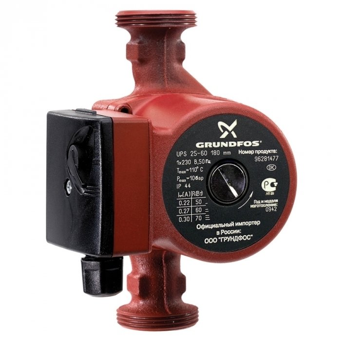 Grundfos UPS32-80 F 220 1x230V 50Hz 9H PN6/10