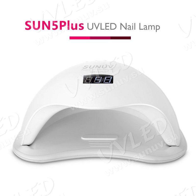 UV/LED лампа SUN 5 Plus, 24/48 Вт Белая(Премиум)