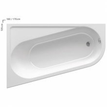 Ванна Ravak Chrome (170x105) L CA31000000 Ванна Ravak Chrome (170x105) L CA31000000