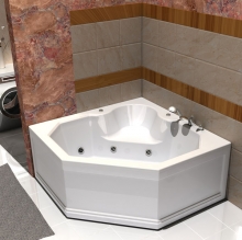 Ванна акриловая АКВАТЕК Калипсо 146х146 с гидромассажем Koller (пневмоуправление) Ванна акриловая АКВАТЕК Калипсо 146х146 с гидромассажем Koller (пневмоуправление)