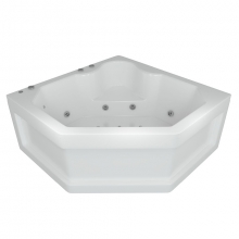 Ванна акриловая АКВАТЕК Лира 148x148 с гидромассажем Premium (пневмоуправление) Ванна акриловая АКВАТЕК Лира 148x148 с гидромассажем Premium (пневмоуправление)