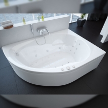 Ванна акриловая АКВАТЕК Вирго 150х100 с гидромассажем Standard (пневмоуправление)