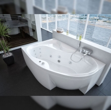 Ванна акриловая АКВАТЕК Вега 170х105 с гидромассажем Flat Bronze (пневмоуправление) Ванна акриловая АКВАТЕК Вега 170х105 с гидромассажем Flat Bronze (пневмоуправление)