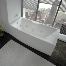 Ванна акриловая АКВАТЕК Феникс 170x75 с гидромассажем Flat Chrome (пневмоуправление) Ванна акриловая АКВАТЕК Феникс 170x75 с гидромассажем Flat Chrome (пневмоуправление)