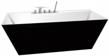 Ванна акриловая BelBagno BB19-NERO/BIA Ванна акриловая BelBagno BB19-NERO/BIA
