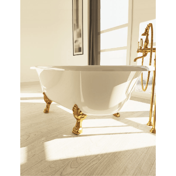 Ванна  из искусственного камня на ножках Aqua Stone Оливия 180 Ванна  из искусственного камня на ножках Aqua Stone Оливия 180