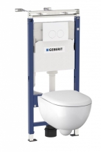 Комплект инсталляции с подвесным унитазом Geberit Renova Compact 500.122.TC.R