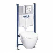 Набор 4 в 1 с подвесным унитазом GROHE Solido Compact 38973000