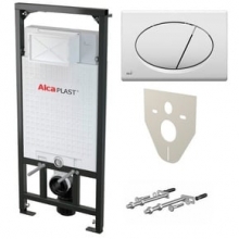 Инсталляция для подвесного унитаза AlcaPlast SET 4 v 1 AM101/1120+M070