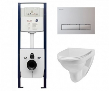 Комплект AM.PM Sense L инсталляция+кнопка белая+унитаз+крышка I012702/I014101/C741738SC Комплект AM.PM Sense L инсталляция+кнопка белая+унитаз+крышка I012702/I014101/C741738SC