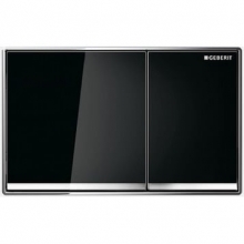 Смывная клавиша Geberit "Sigma60" черное стекло 115.640.SJ.1
