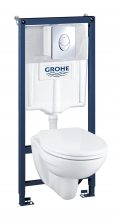 Комплект унитаз с инсталляцией 5 в 1 Solido 39192000 Grohe