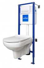 Комплект 4 в 1 Cersanit Link Pro с подвесным унитазом City Clean On Slim S-SET-CITYC/LPRO/S-DL/WG Комплект 4 в 1 Cersanit Link Pro с подвесным унитазом City Clean On Slim S-SET-CITYC/LPRO/S-DL/WG