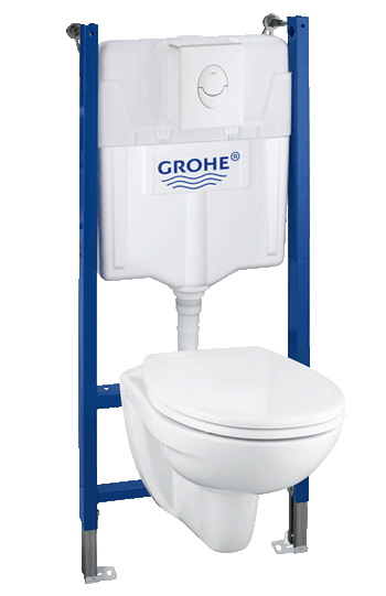 39117000 GROHE Solido Комплект инсталляция и унитаз подвесной стандартные