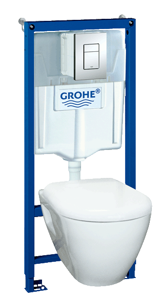 Комплект Grohe Solido инсталляция + унитаз с сиденьем микролифт (39186000)