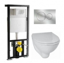 Комплект унитаз с инсталяцией VITRA Normus 9773B003-1179 Комплект унитаз с инсталяцией VITRA Normus 9773B003-1179