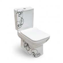 Унитаз напольный Della Quattro Slim DE55109001410 Унитаз напольный Della Quattro Slim DE55109001410